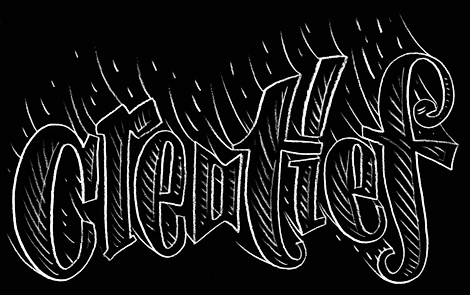 creatief, typography for the youtube weerwoord channel