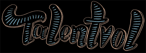 talentvol, typography for the youtube weerwoord channel